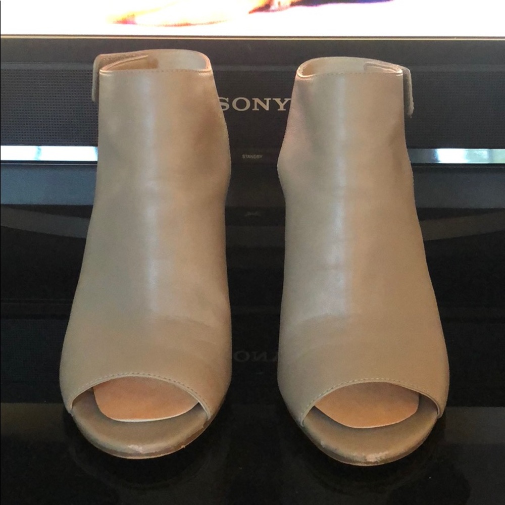 Via Spiga open toe booties
